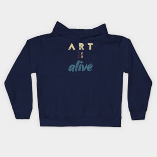 Art Is Alive Kids Hoodie